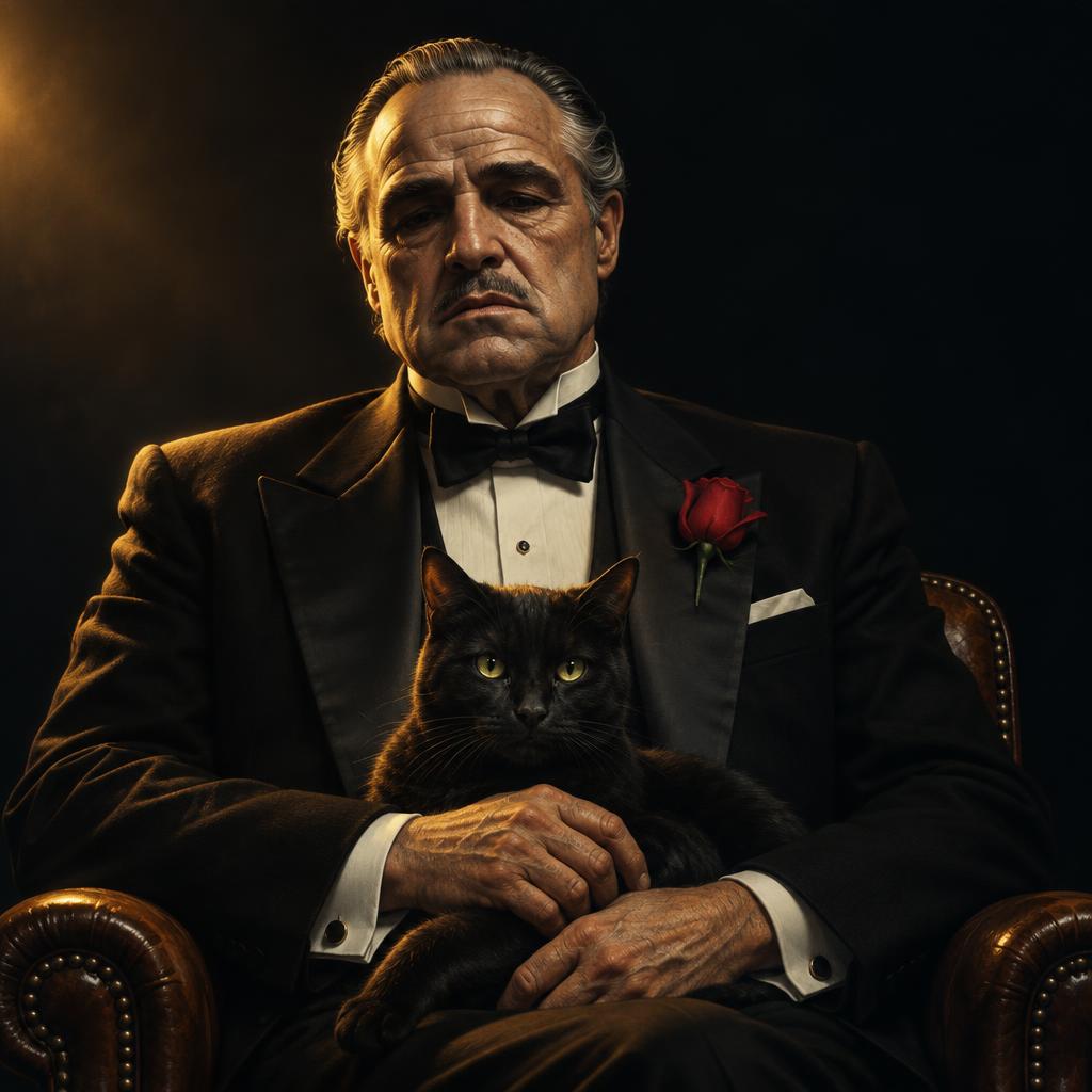Don Corleone, the forum's mascot